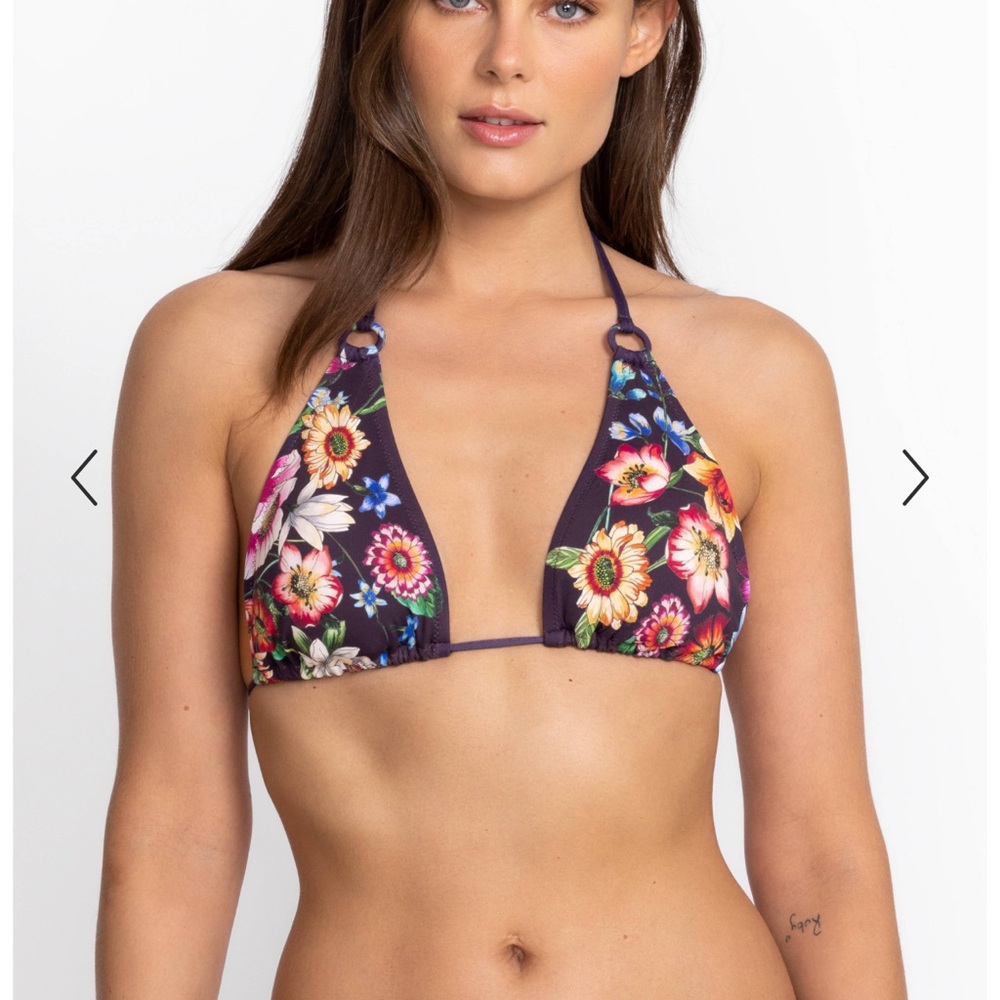 Johnny Was OMBRE FLORAL RING BIKINI TOP size XL